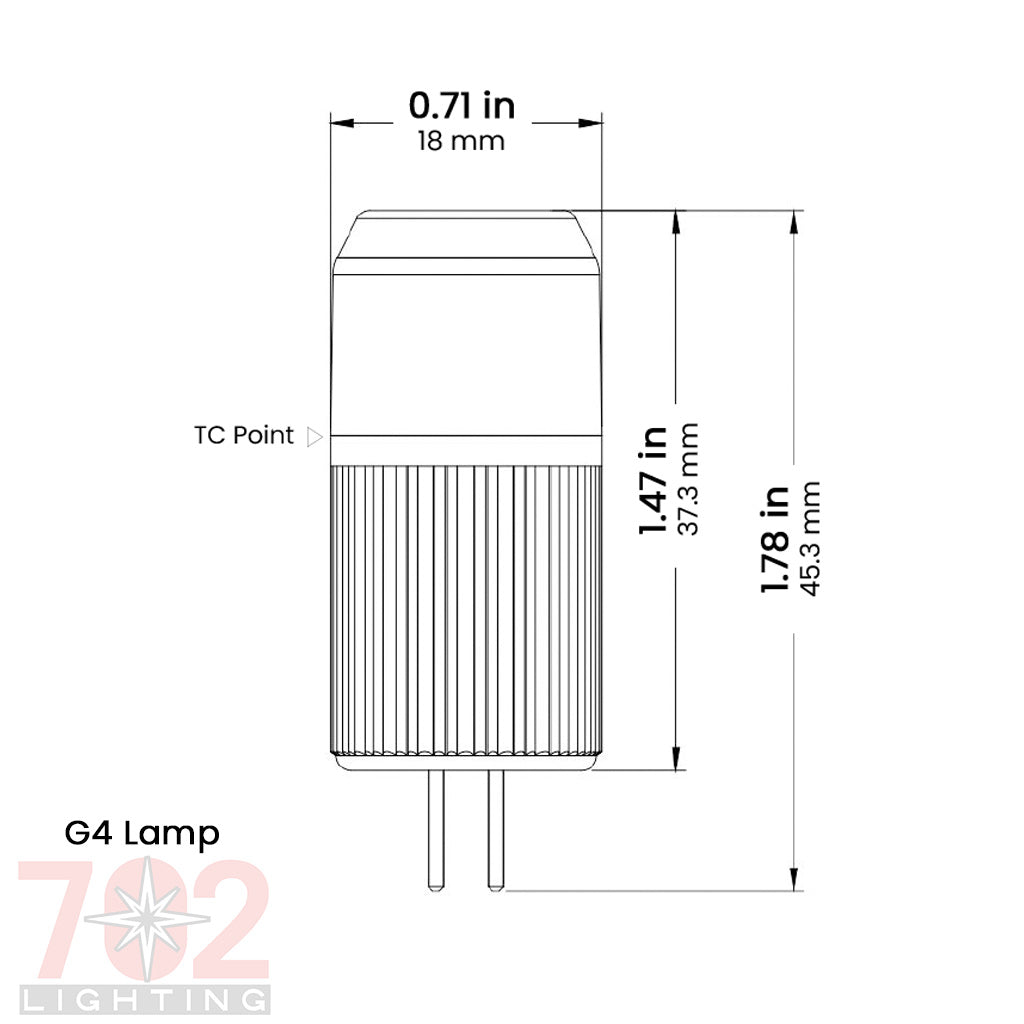 3W LED G4 Bulb • 2700K • 310lm - G4 LED Lamp from 702 Lighting in Las Vegas