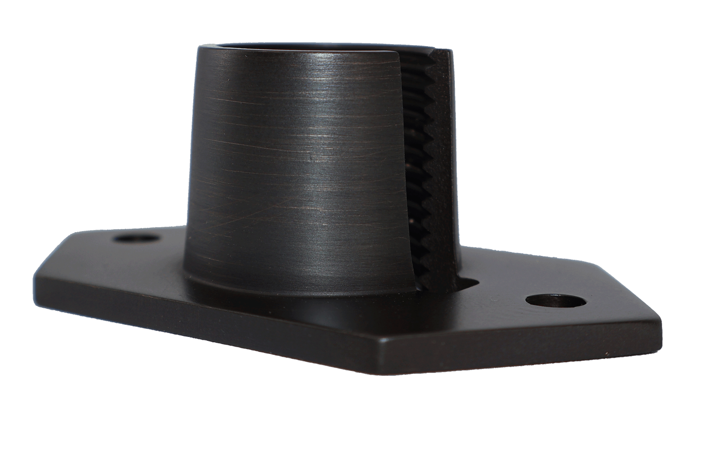 702 Lighting Mini Mounting Bracket for Landscape Lighting. Antique Brass, 1/2" npt threads.