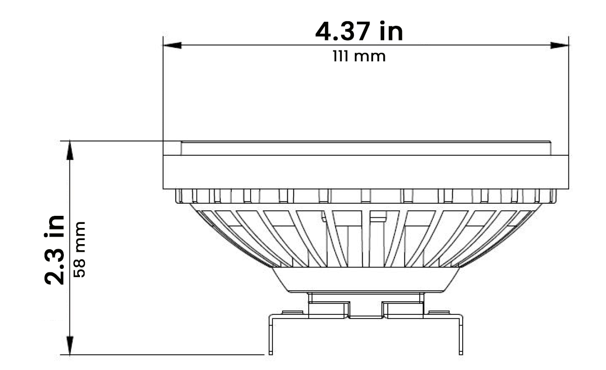 MSDPRO / CCT Adjustable PAR36 LED bulb, 7, 11 or 15W, 2700/3000K with 20° beam - MSDPRO PAR36 Lamp from 702 Lighting in Las Vegas