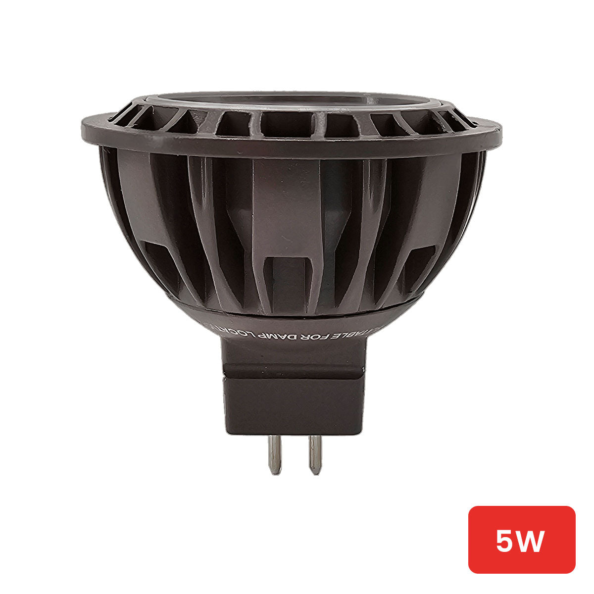 5W LED MR16 bulb, 2700K, 30° beam