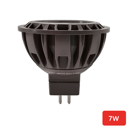 7W LED MR16 bulb, 2700K, 60° beam