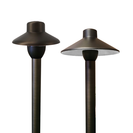 G4 Drop In Path Lights in Antique Brass