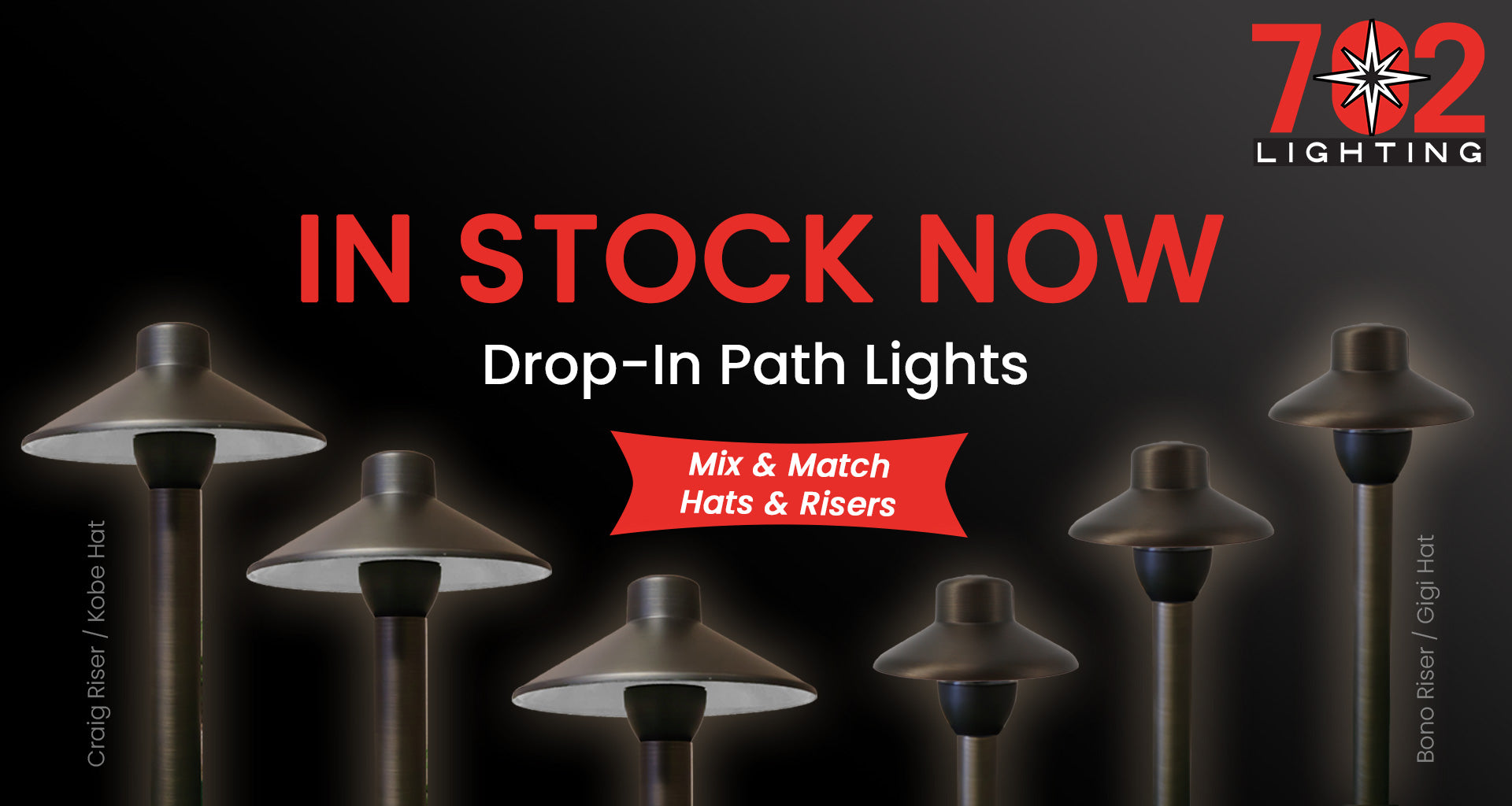 G4 Drop In Path Lights now in Stock at 702 Lighting. Solid brass. Mix and Match. Modular lighting. 