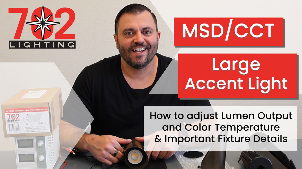Load video: Large MSDPRO Accent Light Instructions