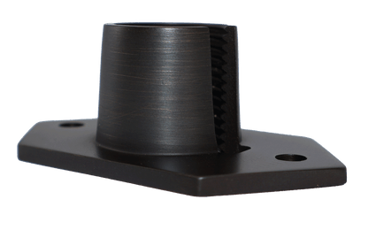702 Lighting Mini Mounting Bracket for Landscape Lighting. Antique Brass, 1/2" npt threads. 
