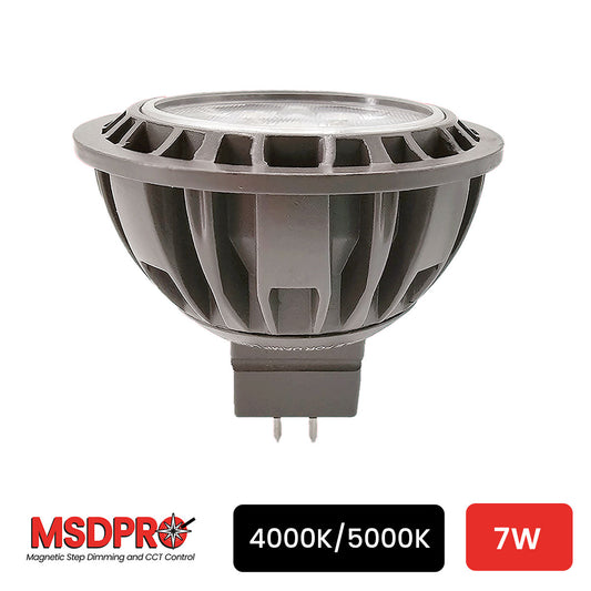 MSDPRO/CCT Adjustable 7W MR16 LED • 4000K/5000K
