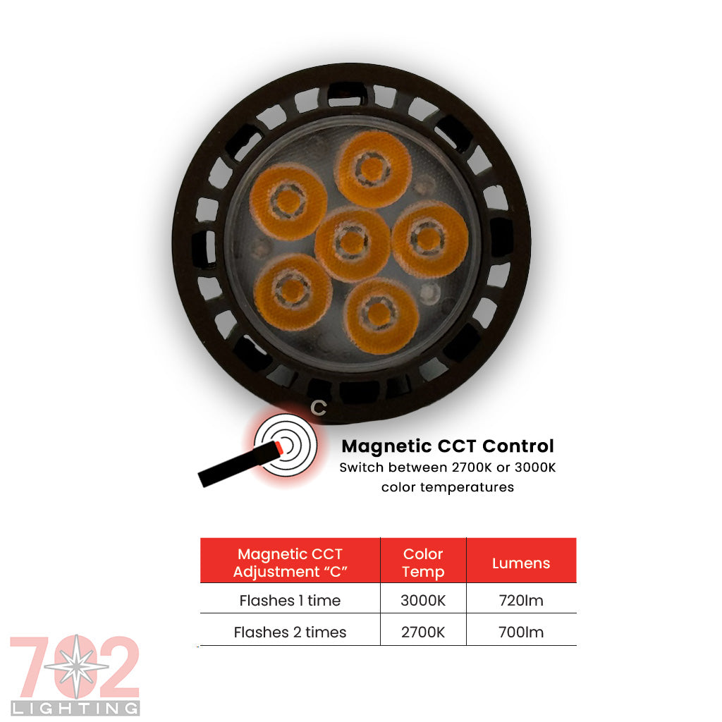 702 Lighting MSDPRO 7W MR16 lamp directions how to use magnet