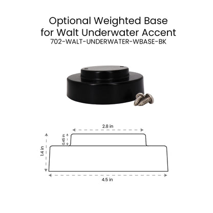 Walt MSDPRO/CCT Underwater Accent • 316 Stainless Steel